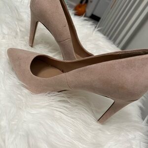 Call It Spring Women's Suede Heels - Beige